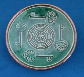 An offering plate.