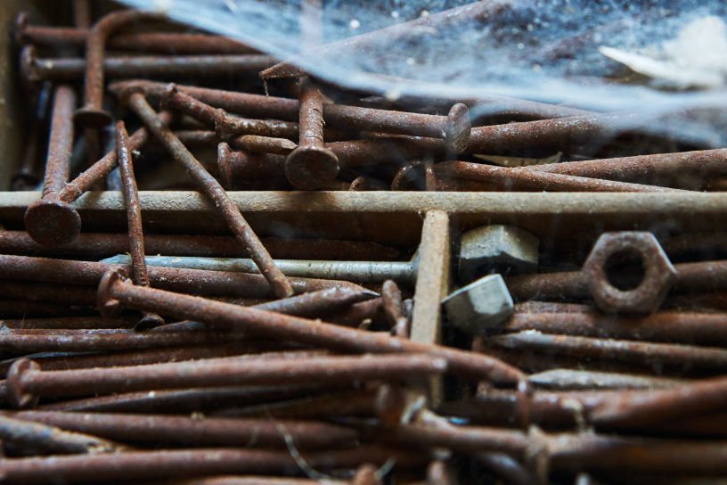 Rusty nails for a witches protection bottle..