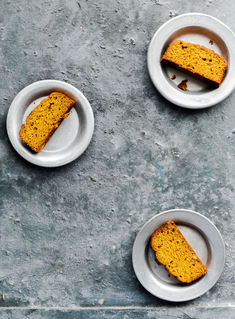 Samhain pumpkin bread.